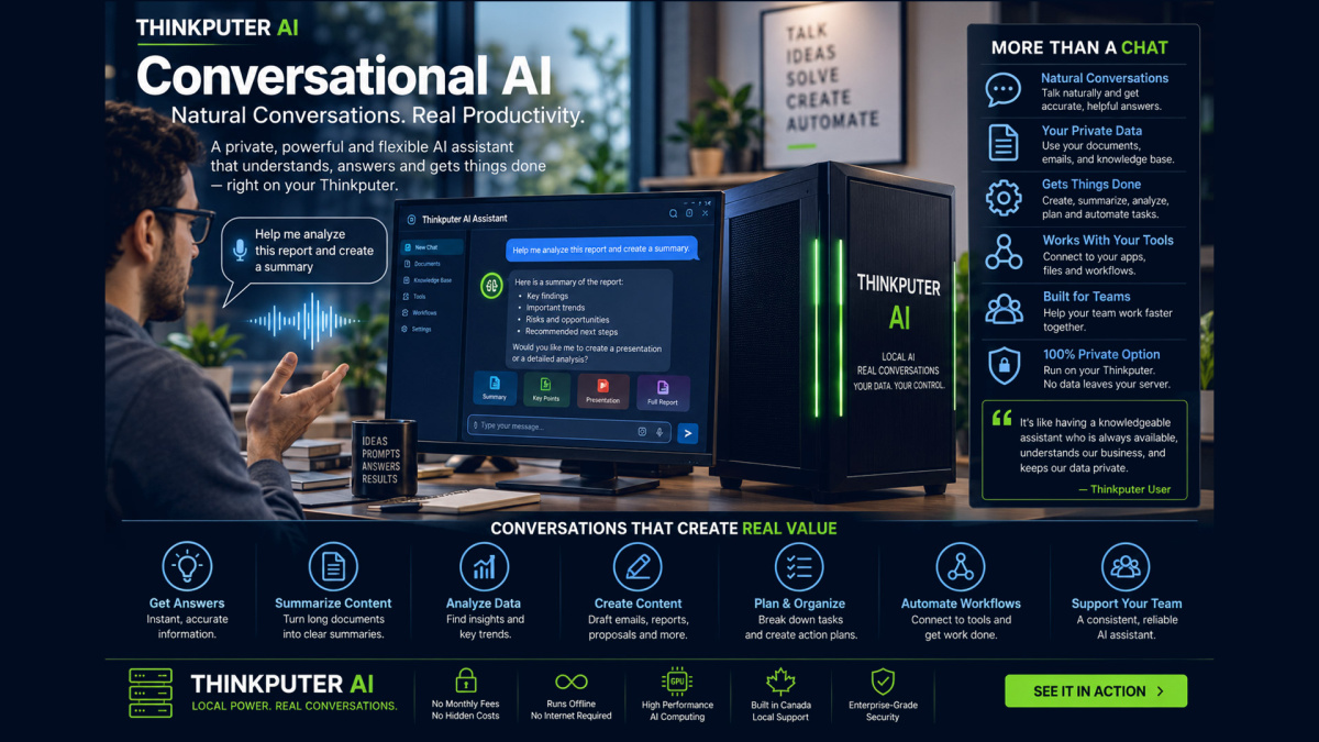 Conversational AI | Private Business AI Assistants with Thinkputer