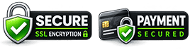 secure SSL encryption and Payment secured